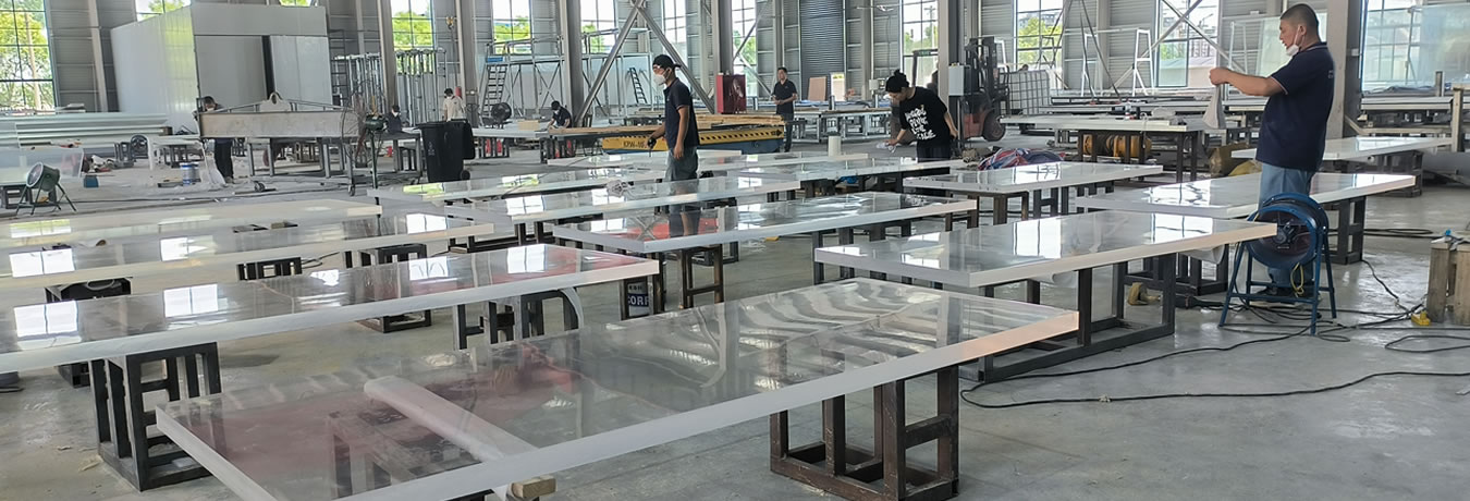 25000平亚克力自有工厂，可订2000毫米厚度亚克力板材
