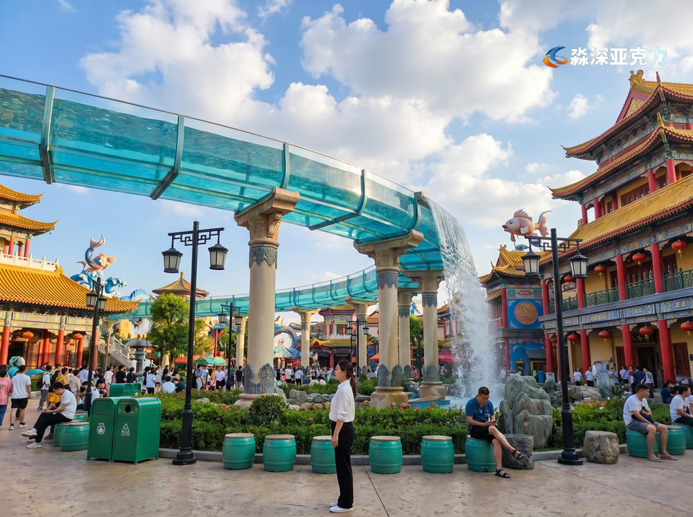 空中美人鱼表演池鱼缸